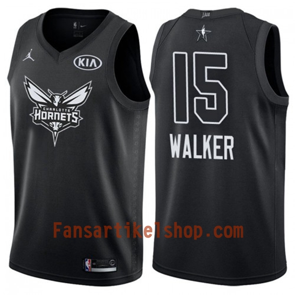 NBA Charlotte Hornet Trikot Kemba Walker 15 2018 All-Star Jordan Brand Schwarz Swingman - Herren NBA Charlotte Hornet Trikot Kemba Walker 15 2018 All-Star Jordan Brand Schwarz Swingman - Herren